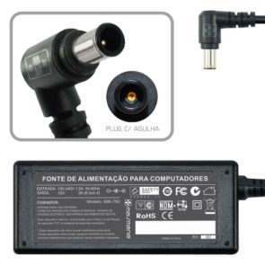 FONTE P/ MONITOR LG 12V 3A – Plug. 6.5×4.4mm