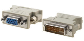 ADAPTADOR DVI MACHO X HD15 (VGA) FEMEA 24+5