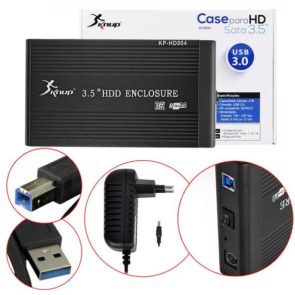 CASE EXTERNO PARA HD SATA USB 3.0 3,5″