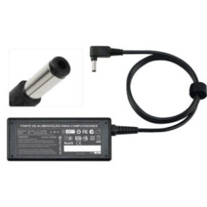 FONTE PARA NOTEBOOK 19V 2,37A DC 5.5 X 2.5 MAIS MANIA