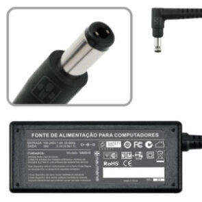 FONTE PARA NOTEBOOK 19V 2.1A 4.8X1.7 ASUS, CCE INFO, HP, PHILCO, POSITIVO MAIS MANIA