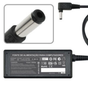 FONTE PARA NOTEBOOK 19V 2,37A DC 5.5 X 2.5 MAIS MANIA