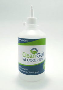 HIGIENIZADOR ANTISSEPTICO ALCOOL GEL 250ml IMPLASTEC