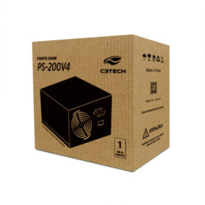 FONTE ATX 200W REAIS 20/4P PS-201 C3TECH