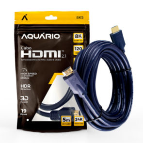 CABO HDMI 2.1 8K 5 METROS AQUARIO 8K5
