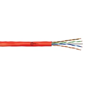 CABO DE REDE CAT6 CAPA SIMPLES VERMELHO CMX NORPHEL